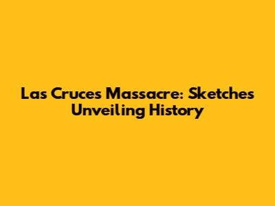 Las Cruces Massacre: Sketches Unveiling History