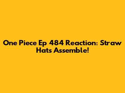One Piece Ep 484 Reaction: Straw Hats Assemble!