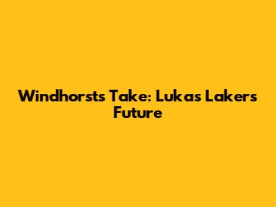 Windhorst's Take: Luka's Lakers Future